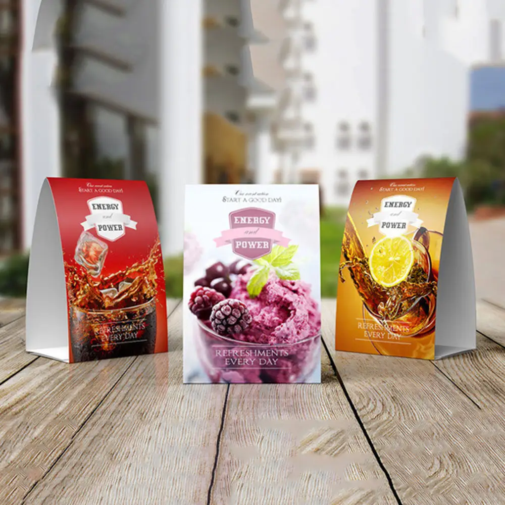 Promotional Table Tents Cards